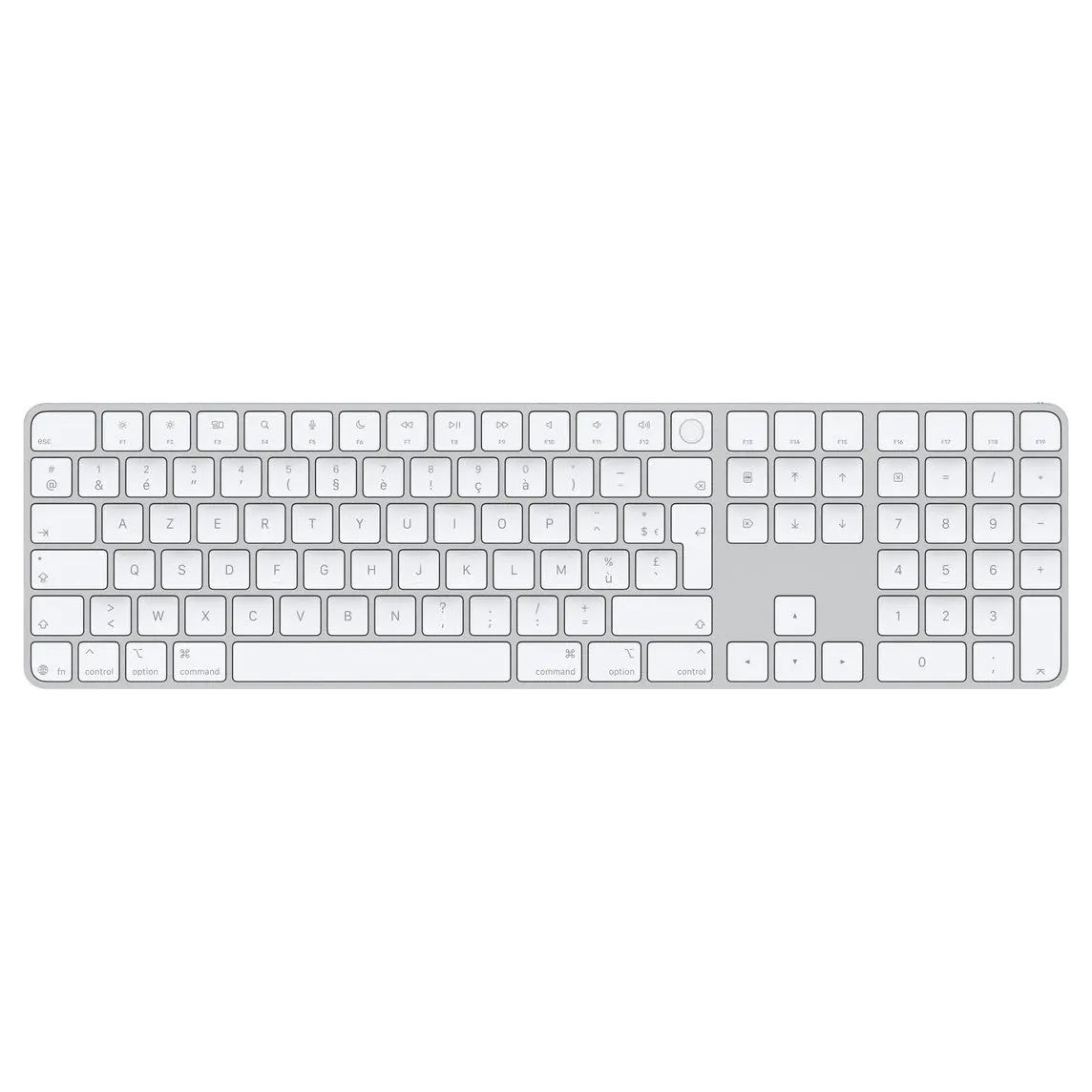 Magic Keyboard avec Touch ID et pavé numérique pour les Mac avec puce Apple (USB‑C)