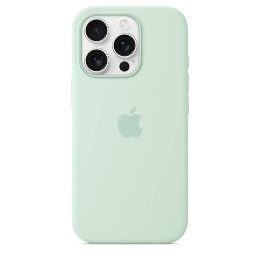 Coque en silicone avec MagSafe pour iPhone 16 Pro
