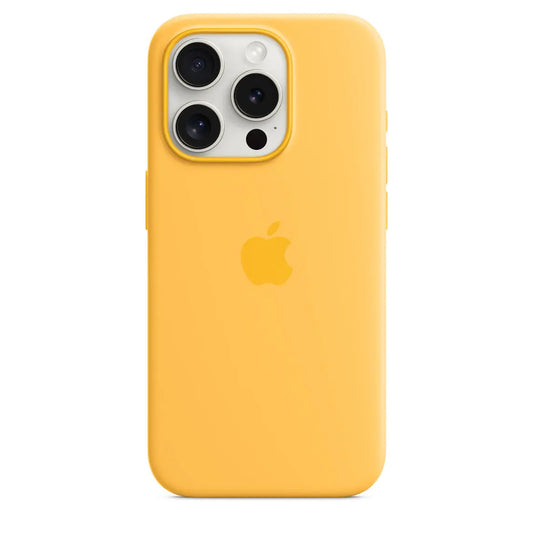 Coque en silicone avec MagSafe pour iPhone 15 Pro
